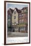 View of the Old Red Cow Inn in Long Lane, Smithfield, City of London, 1854-null-Framed Giclee Print