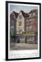 View of the Old Red Cow Inn in Long Lane, Smithfield, City of London, 1854-null-Framed Giclee Print