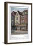 View of the Old Red Cow Inn in Long Lane, Smithfield, City of London, 1854-null-Framed Giclee Print