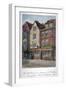 View of the Old Red Cow Inn in Long Lane, Smithfield, City of London, 1854-null-Framed Giclee Print