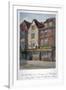 View of the Old Red Cow Inn in Long Lane, Smithfield, City of London, 1854-null-Framed Giclee Print