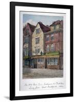 View of the Old Red Cow Inn in Long Lane, Smithfield, City of London, 1854-null-Framed Giclee Print