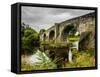 View of the Old Stirling Bridge, Stirling, Scotland, United Kingdom, Europe-Karol Kozlowski-Framed Stretched Canvas