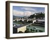 View of the Old Town and Fortress Hohensalzburg, Seen From Kapuzinerberg, Salzburg, Austria, Europe-Jochen Schlenker-Framed Photographic Print