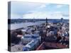 View of the Old Town and the Daugava River, from St. Peter Church, Riga, Latvia, Baltic States-Yadid Levy-Stretched Canvas