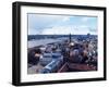 View of the Old Town and the Daugava River, from St. Peter Church, Riga, Latvia, Baltic States-Yadid Levy-Framed Photographic Print