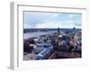 View of the Old Town and the Daugava River, from St. Peter Church, Riga, Latvia, Baltic States-Yadid Levy-Framed Photographic Print