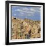 View of the Old Town and Victoria Gate from the Upper Barraca Gardens, Valletta, Malta, Europe-Eleanor Scriven-Framed Photographic Print