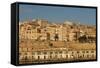 View of the Old Town from the Grand Harbour in the Golden Early Morning, Valletta, Malta, Europe-Eleanor Scriven-Framed Stretched Canvas