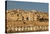 View of the Old Town from the Grand Harbour in the Golden Early Morning, Valletta, Malta, Europe-Eleanor Scriven-Stretched Canvas