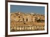 View of the Old Town from the Grand Harbour in the Golden Early Morning, Valletta, Malta, Europe-Eleanor Scriven-Framed Photographic Print