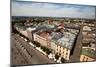 View of the Old Town of Cracow, Old Sukiennice in Poland. (World Heritage Site by Unesco)-De Visu-Mounted Photographic Print
