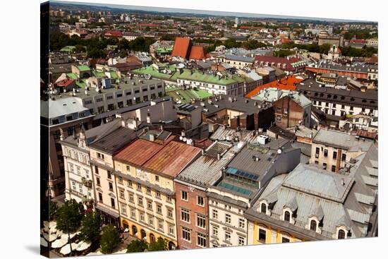 View of the Old Town of Cracow. Poland-De Visu-Stretched Canvas