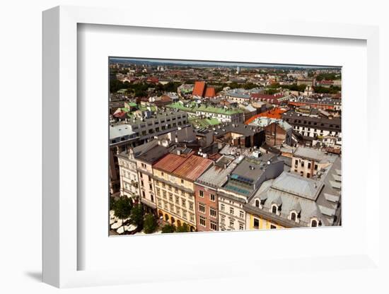 View of the Old Town of Cracow. Poland-De Visu-Framed Photographic Print