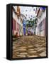 View of the Old Town, Paraty, State of Rio de Janeiro, Brazil, South America-Karol Kozlowski-Framed Stretched Canvas