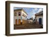 View of the Old Town, Paraty, State of Rio de Janeiro, Brazil, South America-Karol Kozlowski-Framed Photographic Print
