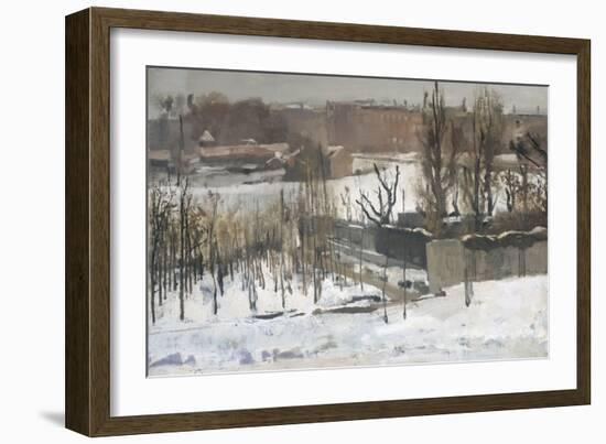 View of the Oosterpark in Amsterdam in the Snow, 1892-Georg-Hendrik Breitner-Framed Giclee Print