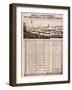 View of the Opening of London Bridge, 1831-null-Framed Giclee Print