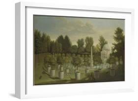 View of the Orange Tree Garden, Chiswick House-Pieter Andreas Rysbrack-Framed Giclee Print