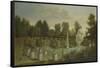 View of the Orange Tree Garden, Chiswick House-Pieter Andreas Rysbrack-Framed Stretched Canvas