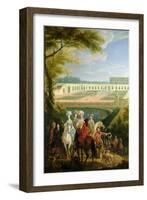 View of the Orangerie at Versailles, After 1697-Pierre-Denis Martin-Framed Giclee Print