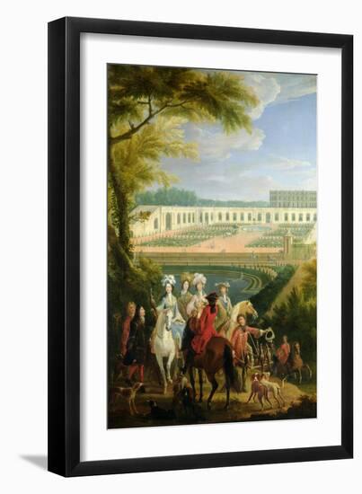 View of the Orangerie at Versailles, After 1697-Pierre-Denis Martin-Framed Giclee Print