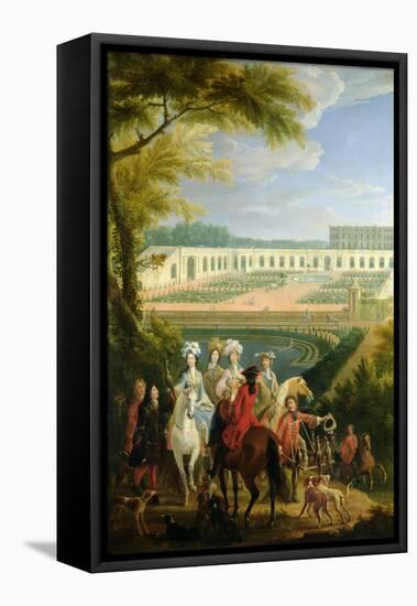 View of the Orangerie at Versailles, After 1697-Pierre-Denis Martin-Framed Stretched Canvas