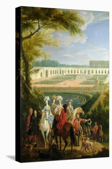 View of the Orangerie at Versailles, After 1697-Pierre-Denis Martin-Stretched Canvas