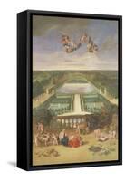 View of the Orangerie at Versailles-Jean the Younger Cotelle-Framed Stretched Canvas