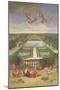 View of the Orangerie at Versailles-Jean the Younger Cotelle-Mounted Giclee Print