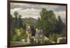 View of the outskirts of Caen, 1872-75-Stanislas Victor Edouard Lepine-Framed Giclee Print