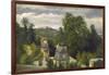 View of the outskirts of Caen, 1872-75-Stanislas Victor Edouard Lepine-Framed Giclee Print