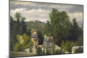 View of the outskirts of Caen, 1872-75-Stanislas Victor Edouard Lepine-Mounted Premium Giclee Print