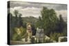 View of the outskirts of Caen, 1872-75-Stanislas Victor Edouard Lepine-Stretched Canvas