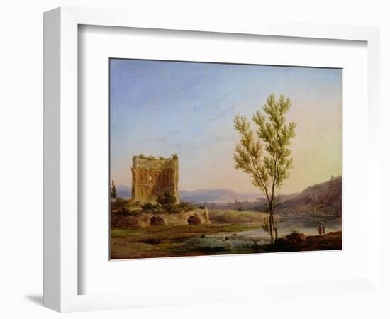 View of the Outskirts of Rome-Pierre Henri de Valenciennes-Framed Giclee Print