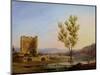 View of the Outskirts of Rome-Pierre Henri de Valenciennes-Mounted Giclee Print