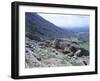 View of the Palace and Walls of the Acropolis with the Gulf of Argos in the Background-null-Framed Giclee Print