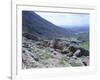 View of the Palace and Walls of the Acropolis with the Gulf of Argos in the Background-null-Framed Giclee Print