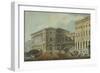 View of the Palace Embankment in St. Petersburg, First Quarter of 19th C-Karl Ivanovich Kolmann-Framed Giclee Print