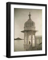 View Of The Palace Of Maharajas Pond From The Isla-Jules Gervais-Courtellemont-Framed Giclee Print