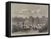 View of the Palace of the French Senate, from the Gardens of the Luxembourg-Felix Thorigny-Framed Stretched Canvas