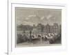 View of the Palace of the French Senate, from the Gardens of the Luxembourg-Felix Thorigny-Framed Giclee Print