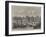 View of the Palace of the French Senate, from the Gardens of the Luxembourg-Felix Thorigny-Framed Giclee Print