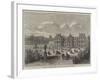 View of the Palace of the French Senate, from the Gardens of the Luxembourg-Felix Thorigny-Framed Giclee Print