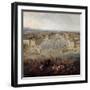 View of the Palace of Versailles from the Place D'Armes in 1722-Pierre-Denis Martin II-Framed Giclee Print