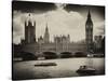 View of the Palace of Westminster and Big Ben - City of London - UK - England - United Kingdom-Philippe Hugonnard-Stretched Canvas