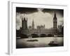 View of the Palace of Westminster and Big Ben - City of London - UK - England - United Kingdom-Philippe Hugonnard-Framed Photographic Print