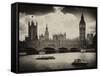 View of the Palace of Westminster and Big Ben - City of London - UK - England - United Kingdom-Philippe Hugonnard-Framed Stretched Canvas