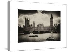 View of the Palace of Westminster and Big Ben - City of London - UK - England - United Kingdom-Philippe Hugonnard-Stretched Canvas