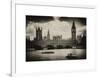 View of the Palace of Westminster and Big Ben - City of London - UK - England - United Kingdom-Philippe Hugonnard-Framed Art Print